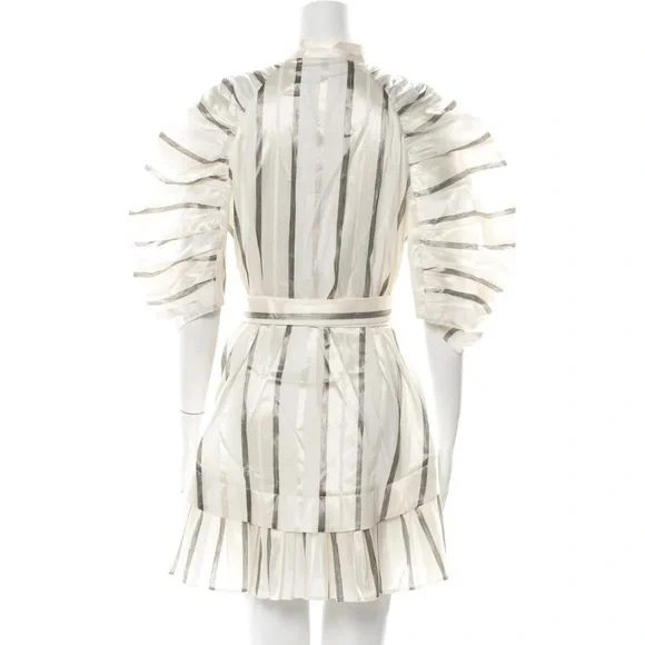 Acler Leighton Puff-Sleeve Dress Size: S - Picture 11 of 16